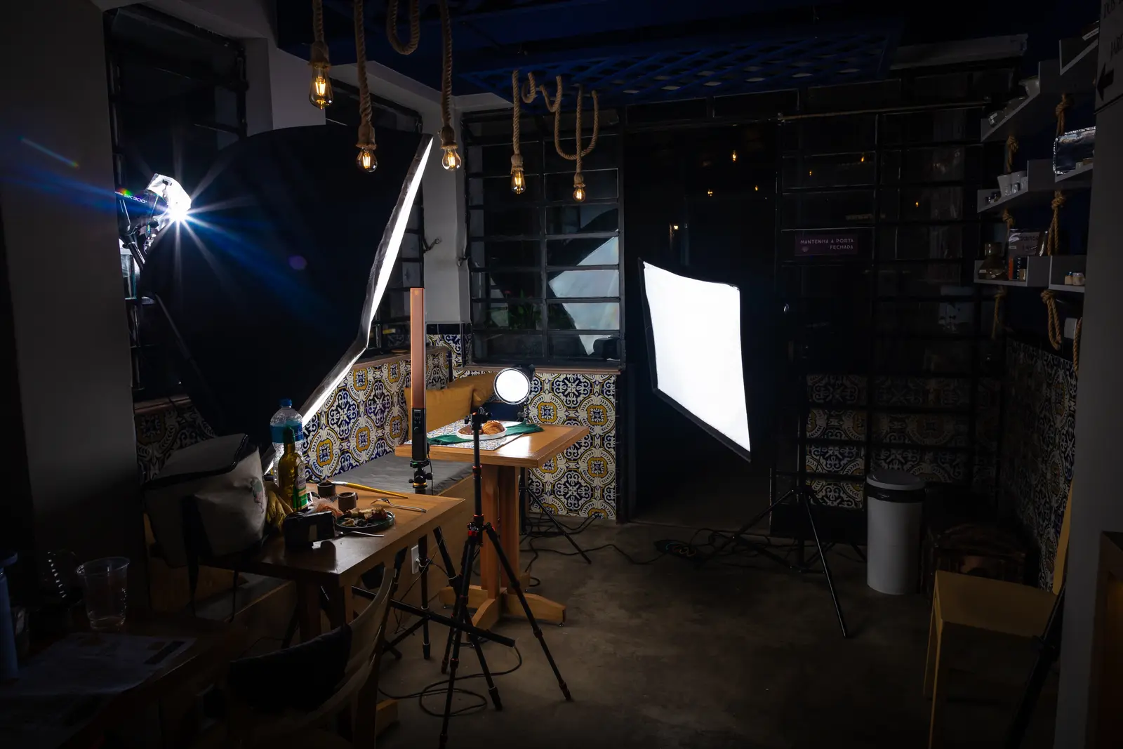 Direção de luz em produção fotográfica gastronômica